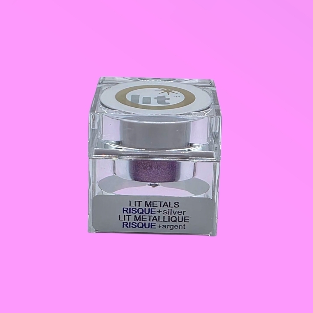 LIT Cosmetics Risque + Silver Metals Glitter Eyeshadow